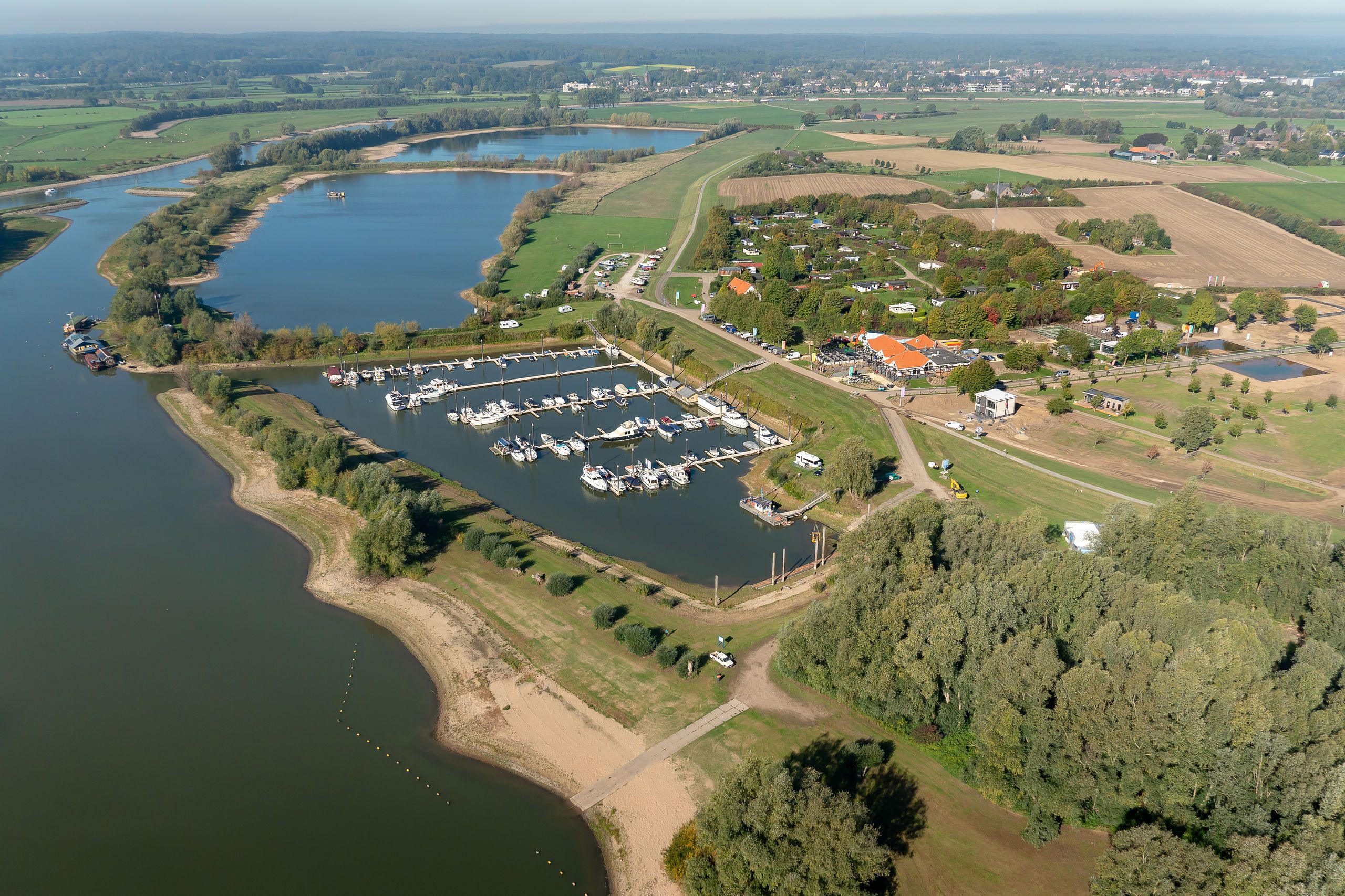 Luchtfoto Marina Strandbad Olburgen